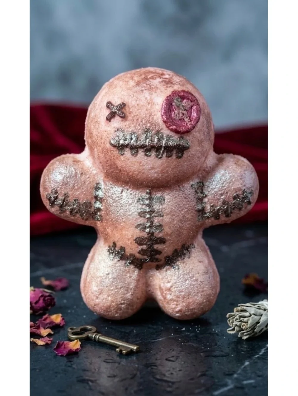 Voodoo Doll Bath Bomb, Horror Bath Bomb, Witch